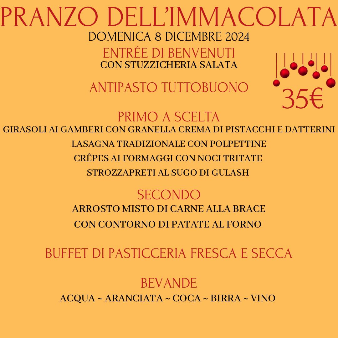 Pranzo dell’Immacolata